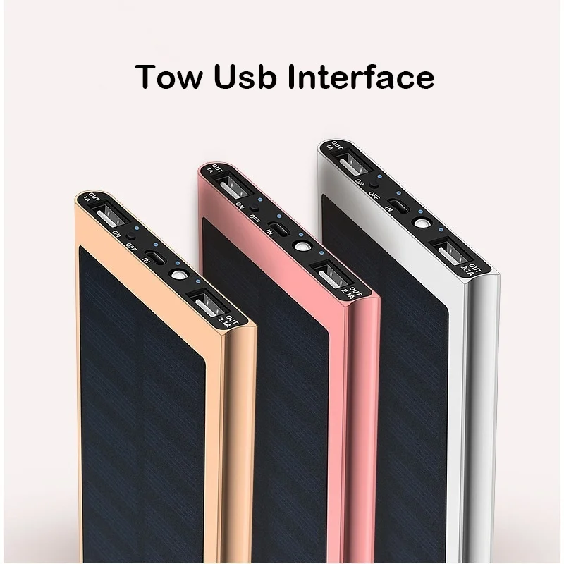 Xiaomi Solar power Bank 30000 мАч 2 USB Батарея банк Аксессуары для мобильных телефонов Карманный Портативный купить 2 получить скидку 10% дропшиппинг