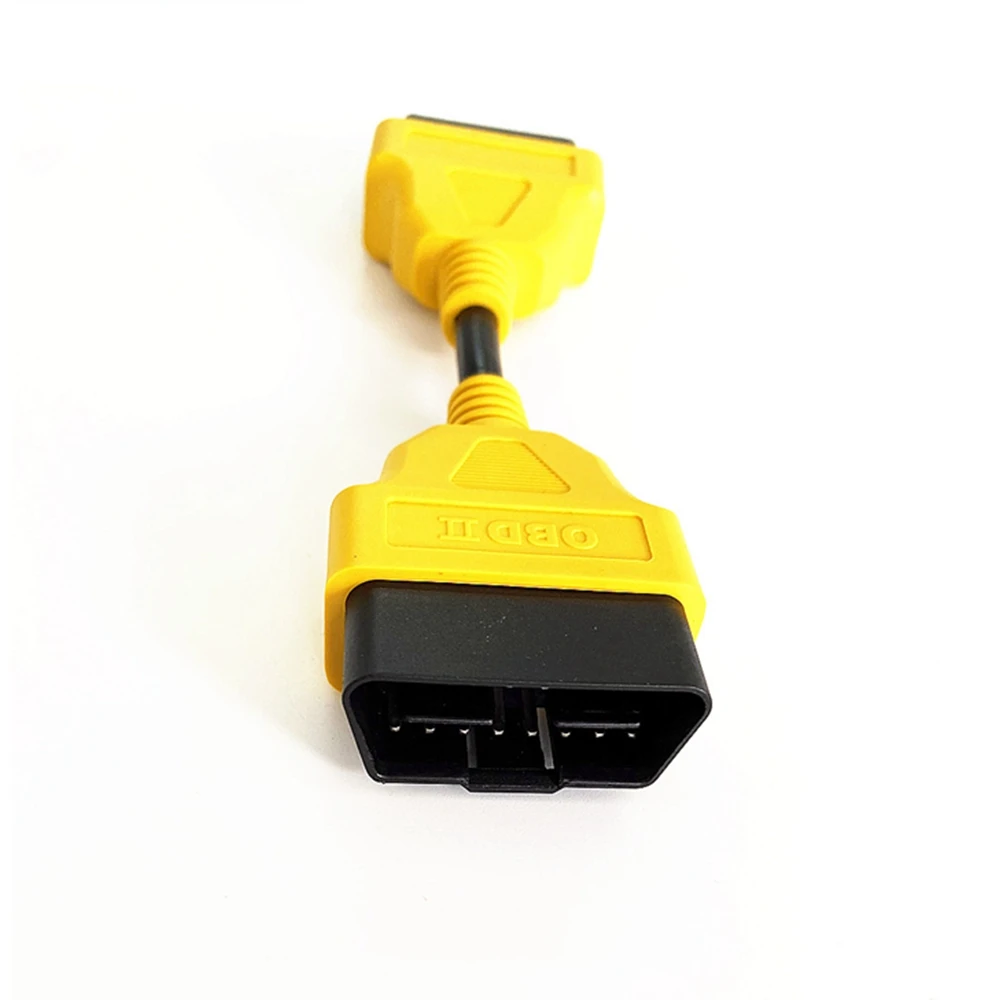 Newest Yellow 13CM OBD2 Extension Cord Male-to-Female Interface Easy to Use 16-PIN OBD 2 Plug Expansion Adapter Best Quality | Автомобили