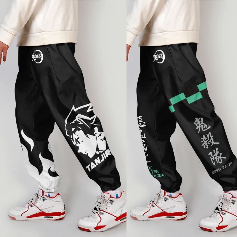 Купи New Anime Demon Slayer Pants Fitness Joggers Printed Men Women Jogging Pants Streetwear Comfortable Sweatpants за 916 рублей в магазине AliExpress