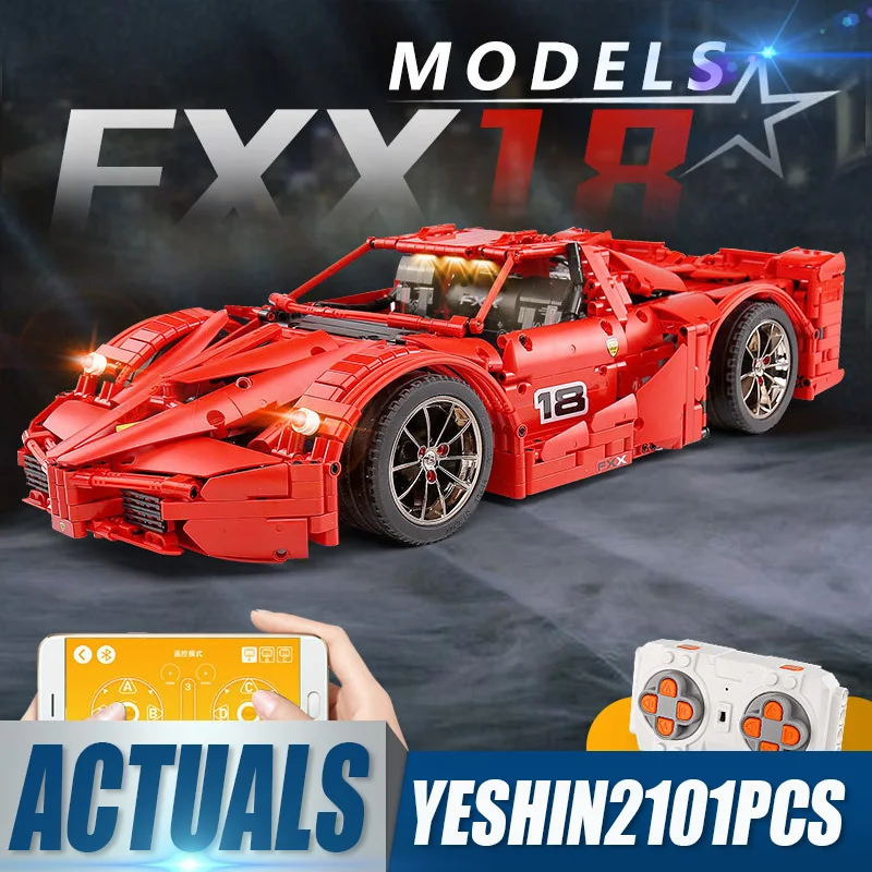 Mould King 13085 2101 шт. MOC высокотехнологичная серия Ferraried FXX F40 Enzo модель спортивного