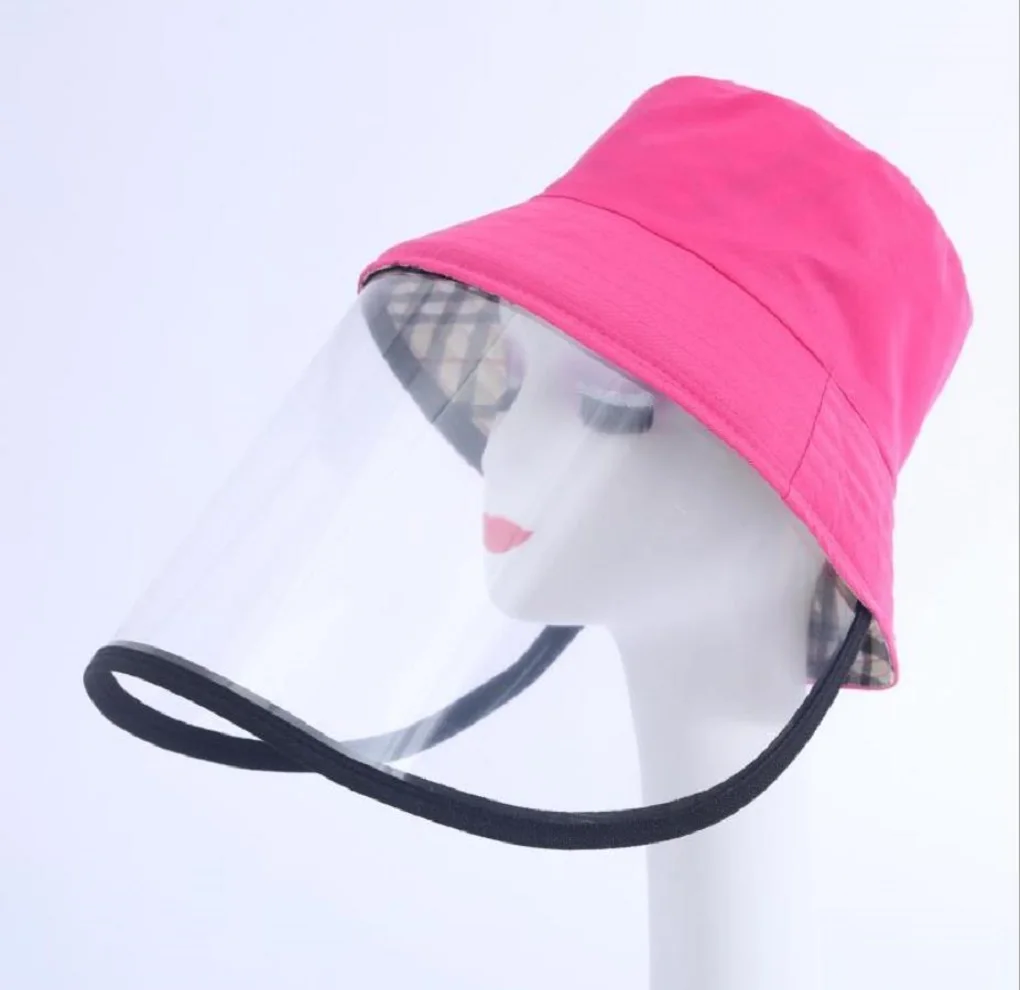 

Protection Products Anti-dust Spray Hat Windproof Dustproof Clear Shield Hat Face Shield Isolation Face Cover Helmet Hats
