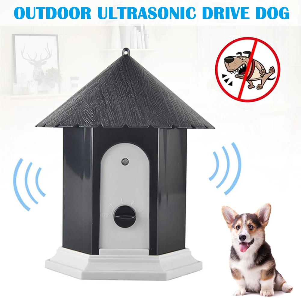

Anti Barking Device Ultrasonic Bark Control Training Tool Stopper Pavilion Shape for Dogs Outdoor 2019ing