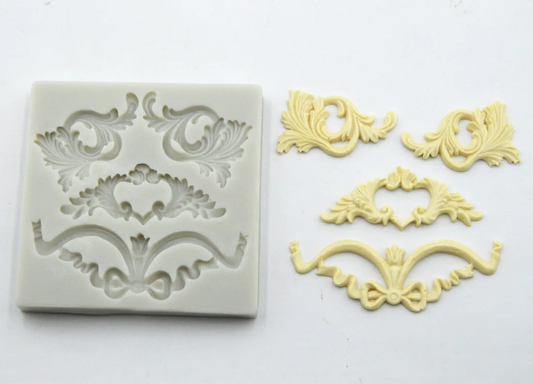 Европейская рельефная силиконовая форма для торта инструменты выпечки DIY рамка