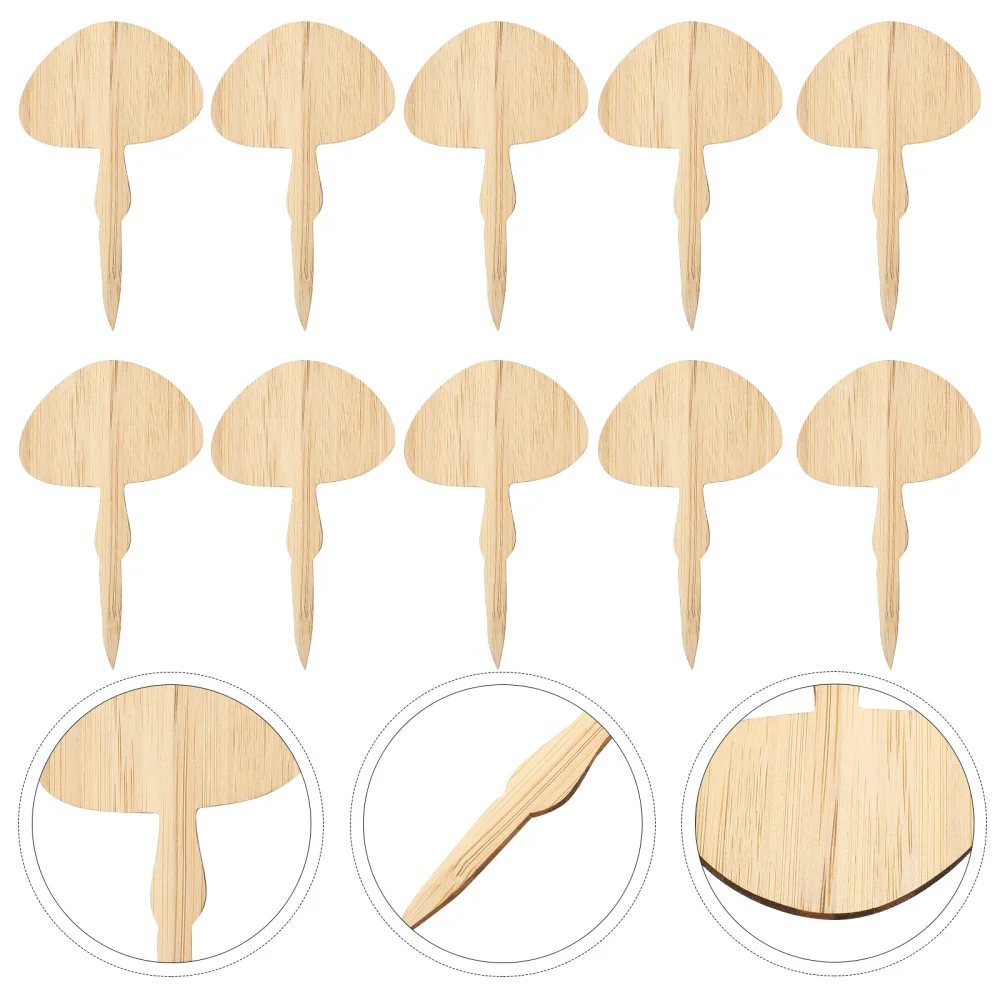 

30pcs Writable Garden Plants Labels Plants Marking Bamboo Sticks Bamboo Tags