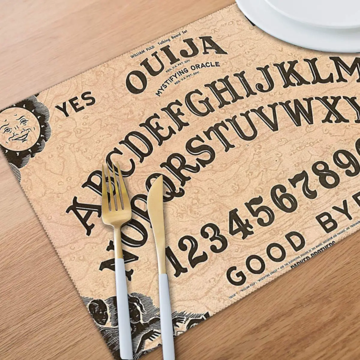 6 шт. коврики для стола Ouija доска с принтом алкогольных напитков столов