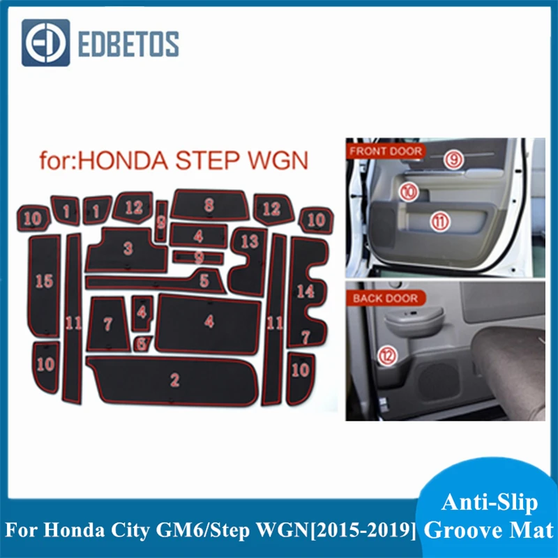 Противоскользящая Подставка под ворота для Honda City GM6 / Step WGN аксессуары интерьера