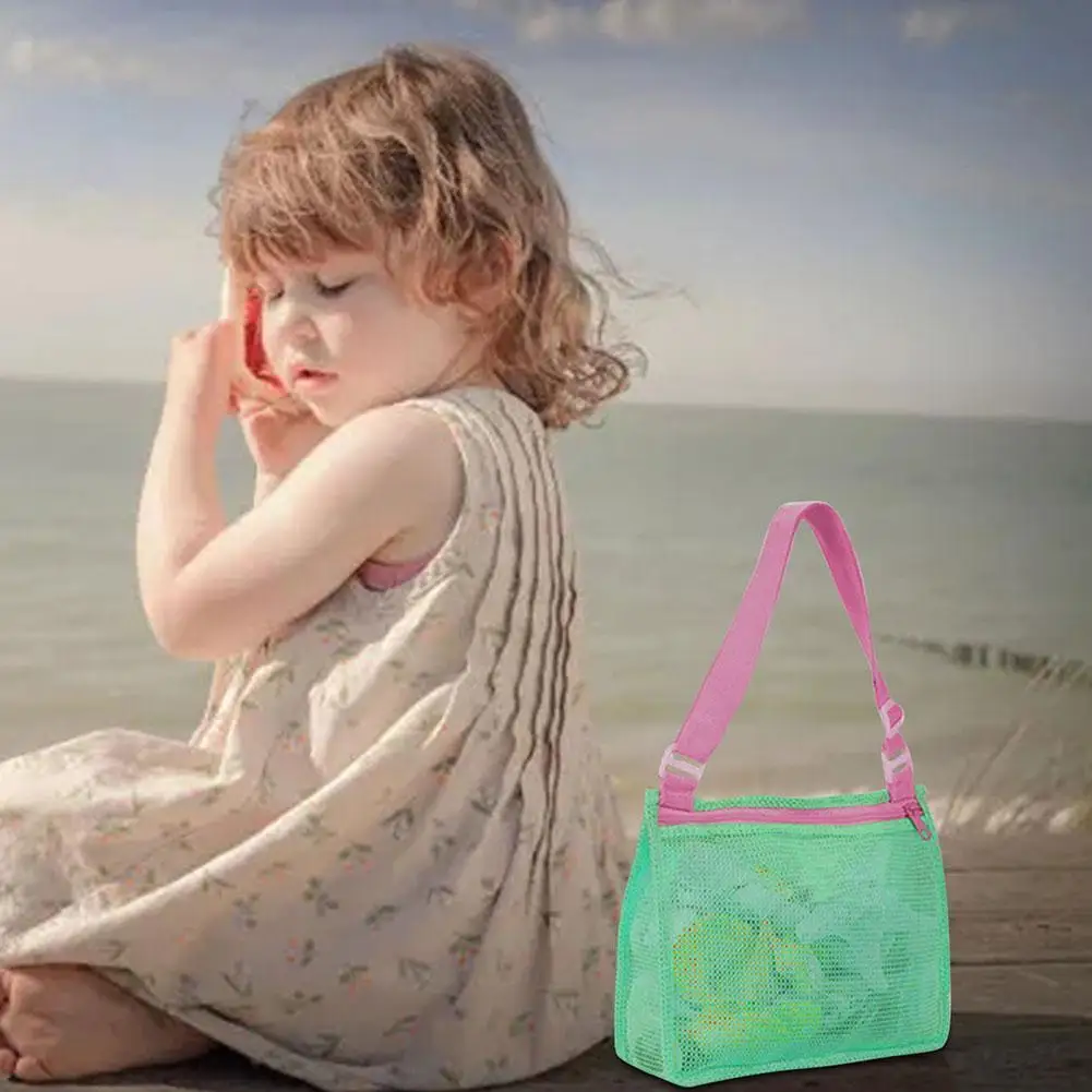 

1 Pcs Summer Beach Bag Children kids Collection Bag Bag Tote Girls Accessories Beach Children Folding Toys Outdoor Portable