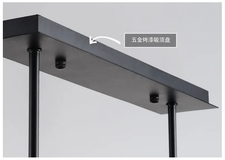 Простой ретро стеклянный подвесной светильник s ресторанный обеденный стол