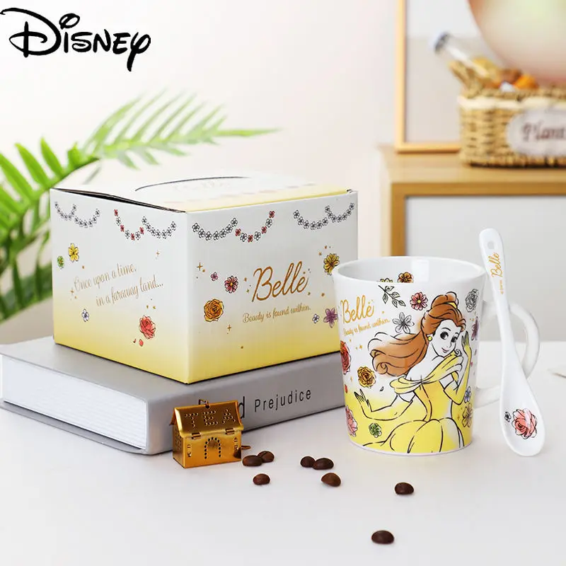 

Disney Ceramic Mug Cute Cartoon Printing Mug Simple Large-capacity Coffee Cup Breakfast Cup Milk Cup Collection Cup