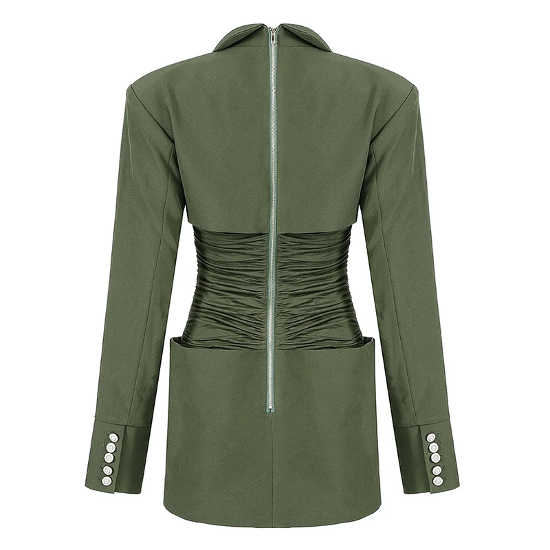 Женское подиумное платье с оленем сексуальное облегающее длинным рукавом