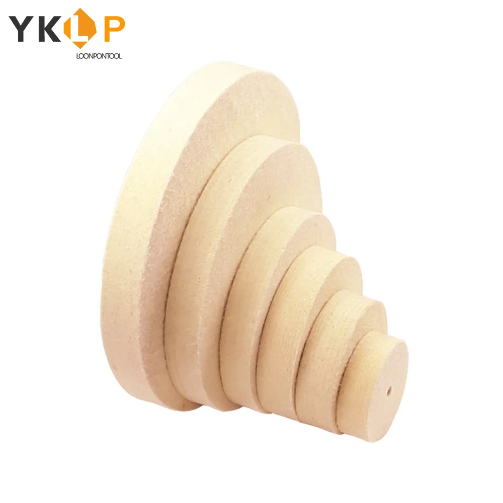 

3~12 Inch Wool Felt Polishing Buffing Round Wheel Wool Felt Polisher Disc Pad Buffer For Fine Polishing of Metal Glass Furniture