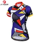 Женская футболка для велоспорта X-Tiger Pro, летняя одежда для велоспорта, одежда для велоспорта
