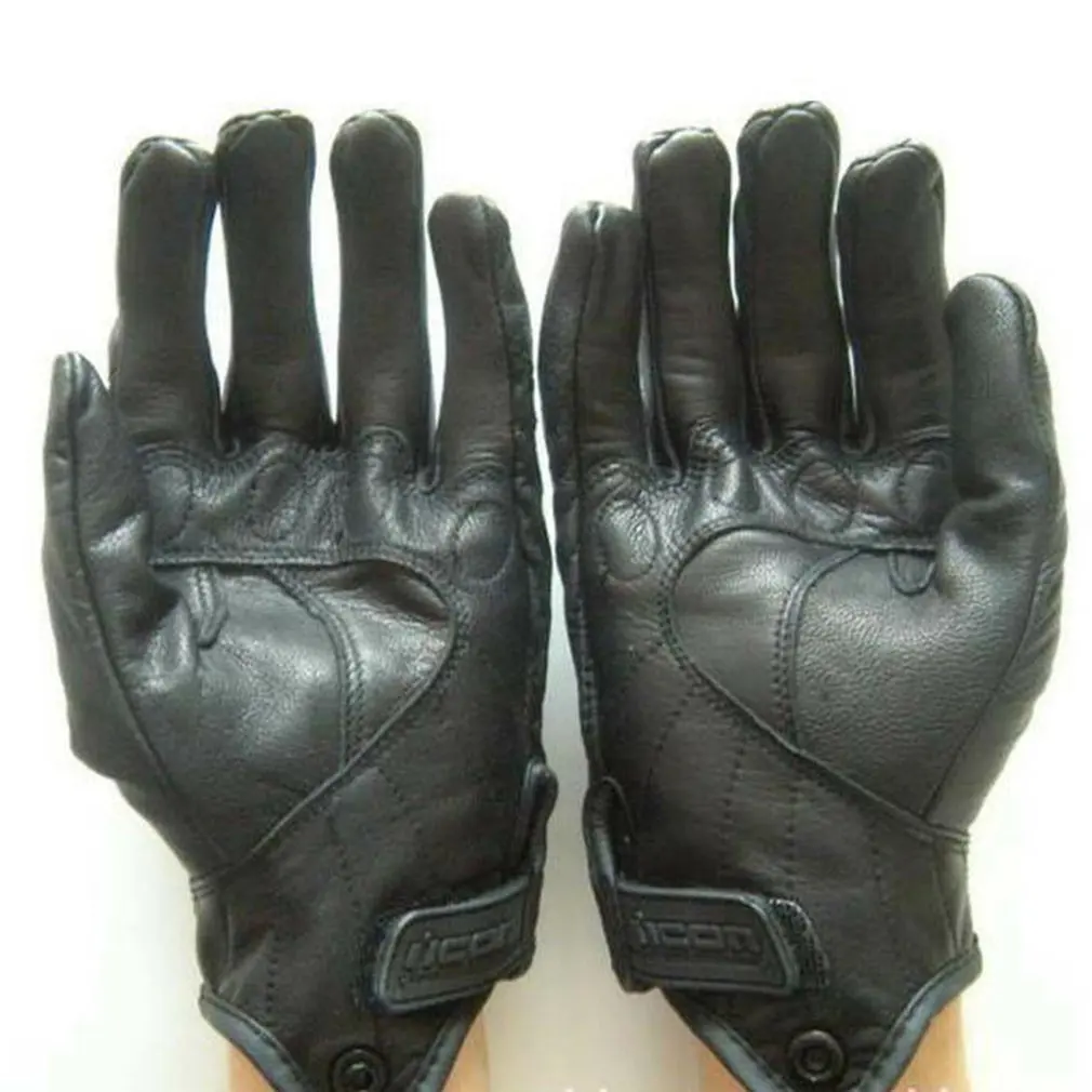 

Motorcycle Riding Gloves Men Breathable Anti-skid Leather Gloves Comfortable Racing Gloves Anti-Fall Non-Slip Gloves