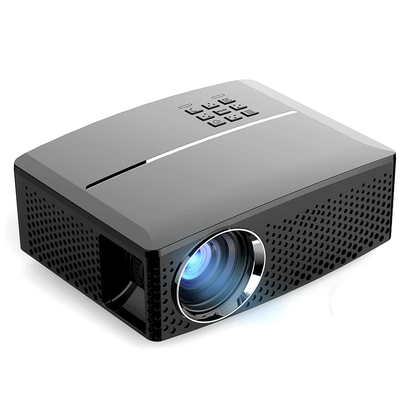 

GP80UP 720P WiFi Android 6.0 Bluetooth 4K Projector UHD Party Mini Projector Portable Home Theater EU Plug