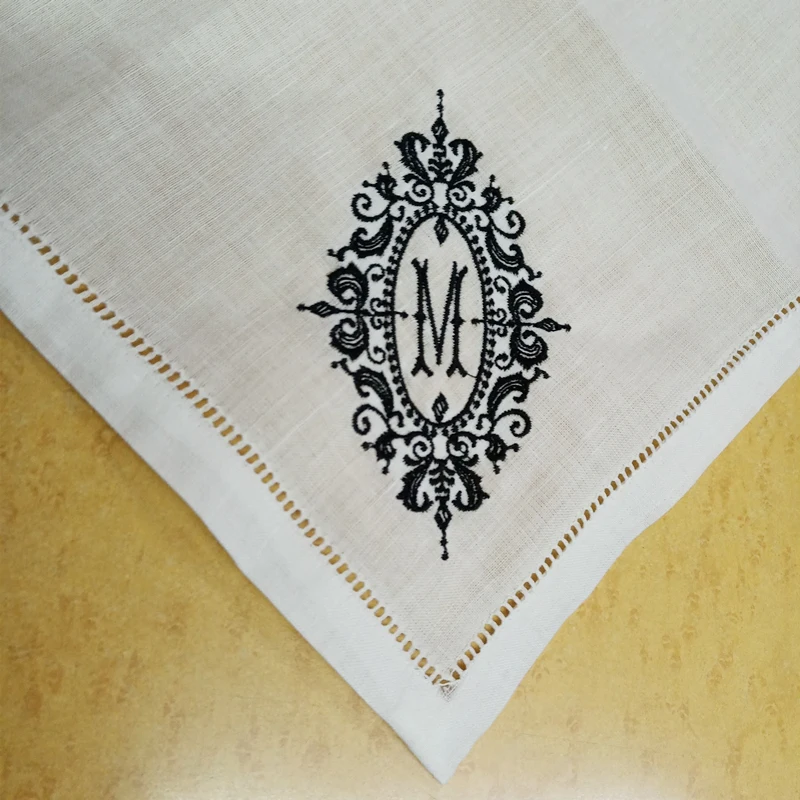 Набор из 12 носовых платков из чистой ткани рами белого цвета, 13x13 дюймов от AliExpress RU&CIS NEW