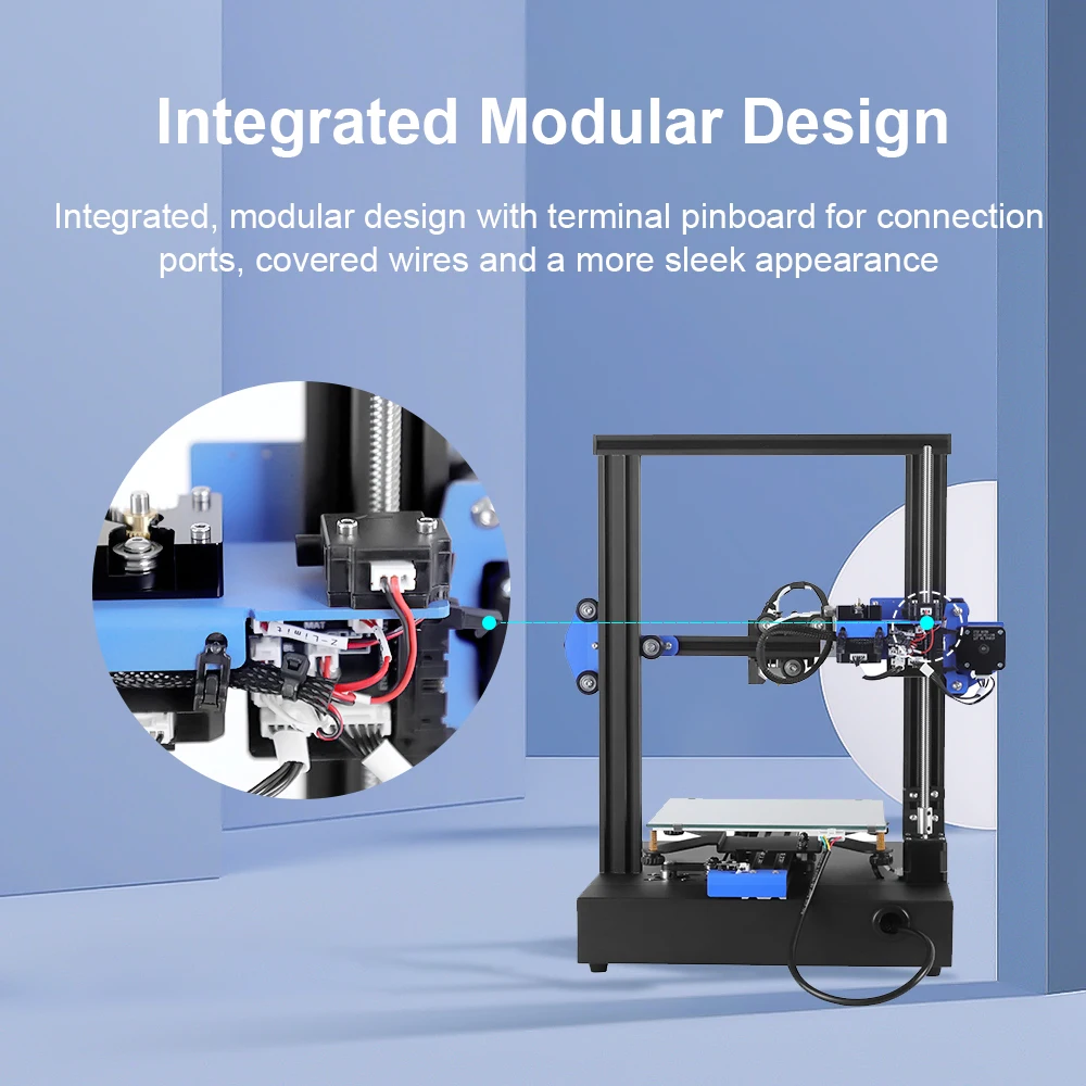 Комплекты 3D-принтеров Anet ET4X с высокоточным удлинителем и Hotend размер принтера