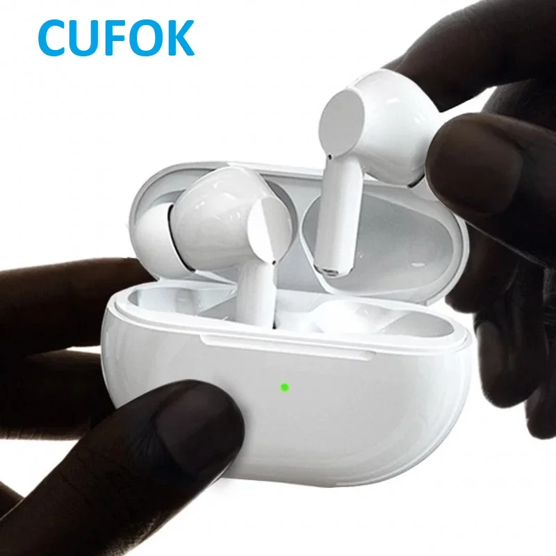 TWS Bluetooth наушники беспроводные спортивные HiFi бас стерео с шумоподавлением