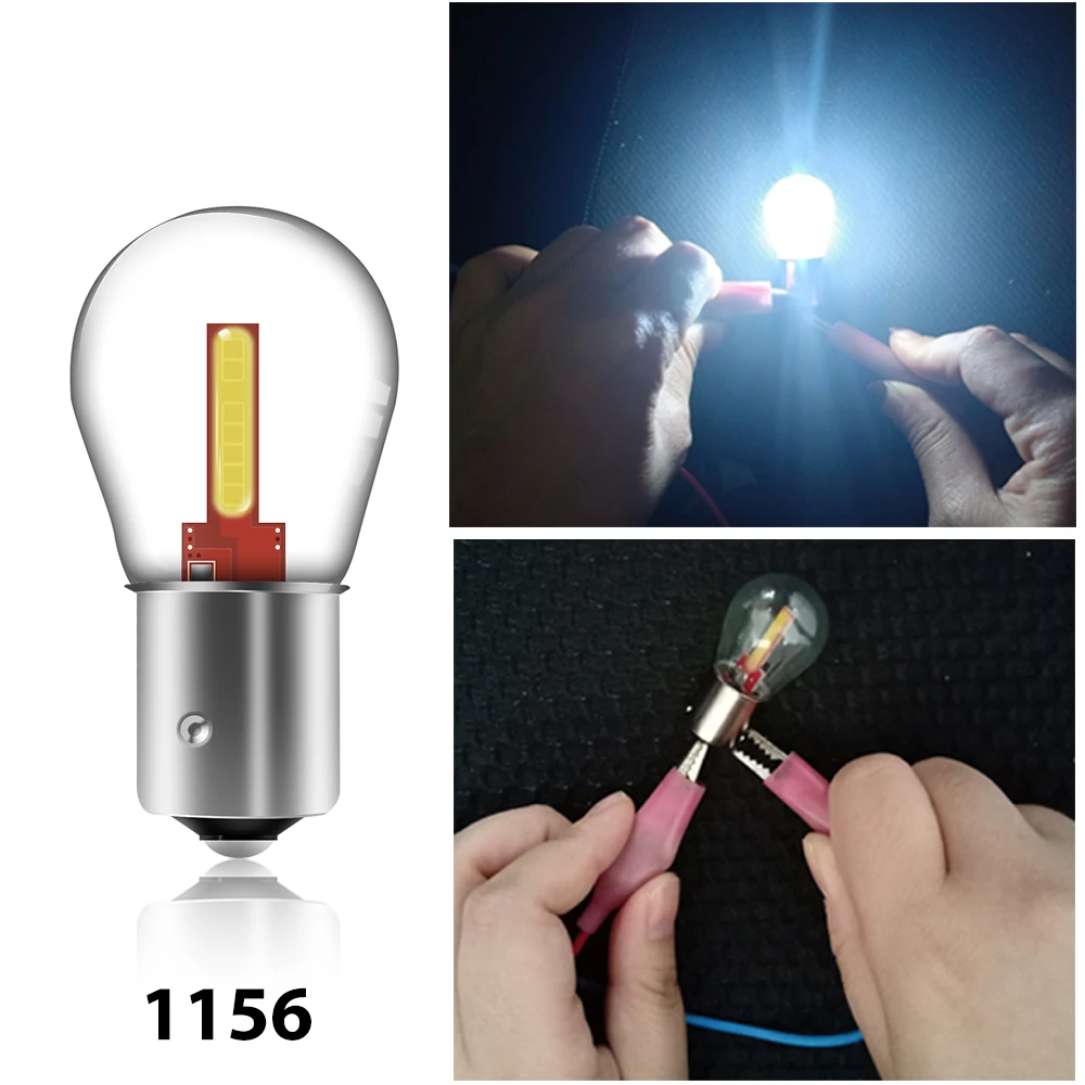 Дневные ходовые огни 12V Белый 1200LM 1156 BA15S P21W Led 1157 BAY15D P21/5W светодиодные лампы