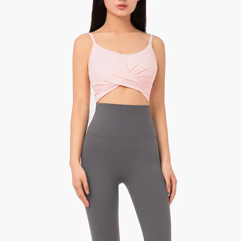 Сексуальный извивающийся спортивный бюстгальтер топ для бега ударопрочные