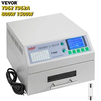 vevor reflow oven soldering machine t962a t962a t962c t962 smd bga infrared ic heater 800w 1500w 2300w 2500w pcb maintenance