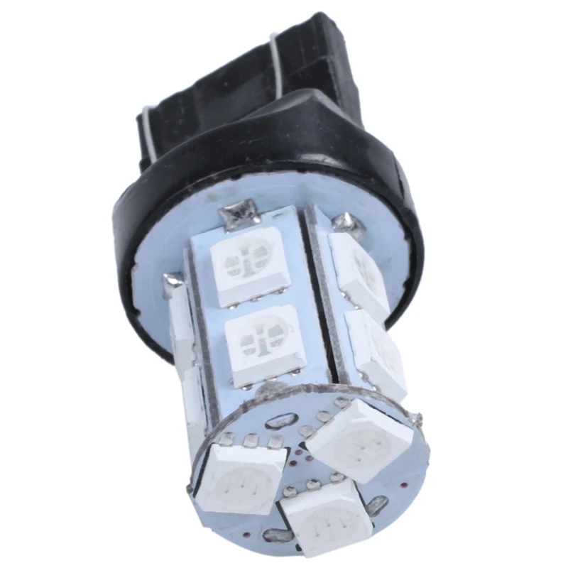 4X Red T20 7443 380 W21/5W Car 13 SMD 5050 LED Stop Tail Brake Turn Lights Bulbs | Автомобили и мотоциклы
