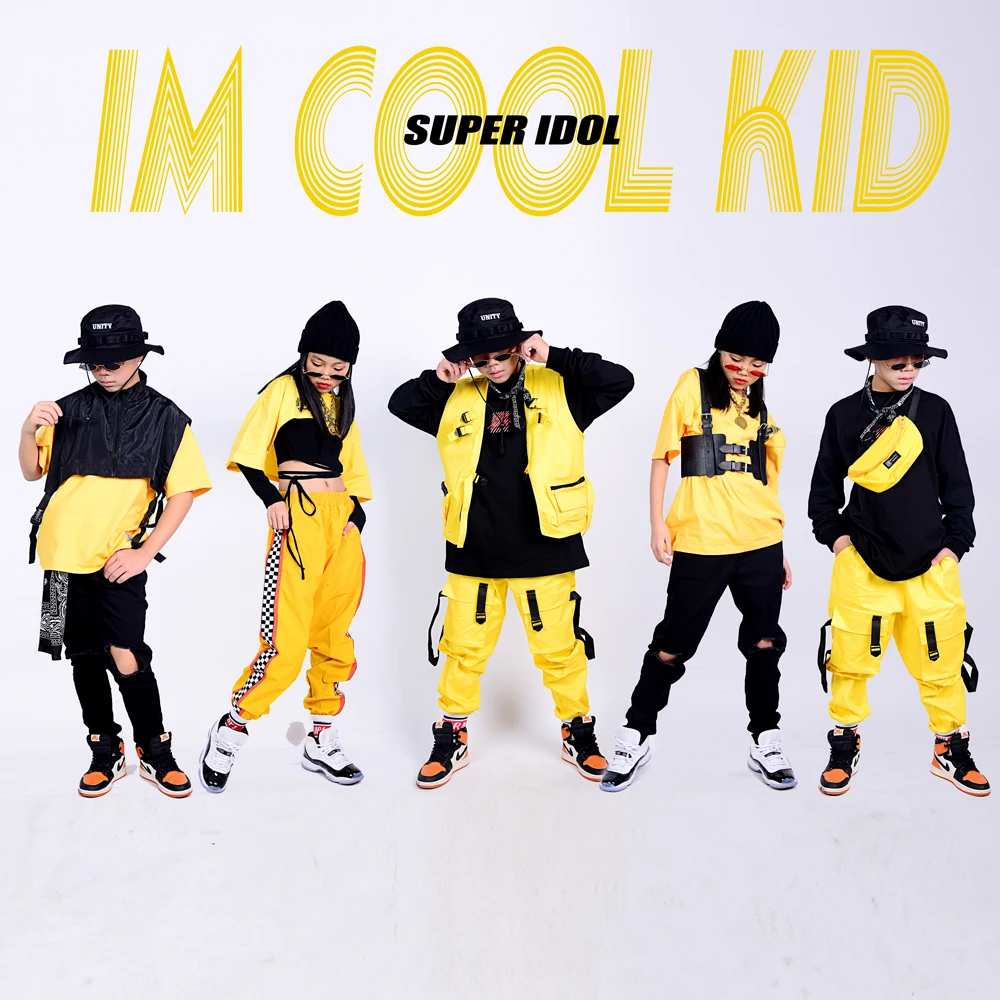 Детские костюмы для джазовых танцев Уличная Одежда в стиле хип хоп мальчиков