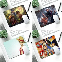 one piece anime design computer mouse pad pads washable non skid rubber s not overlock 22x18cm desk mouse mat