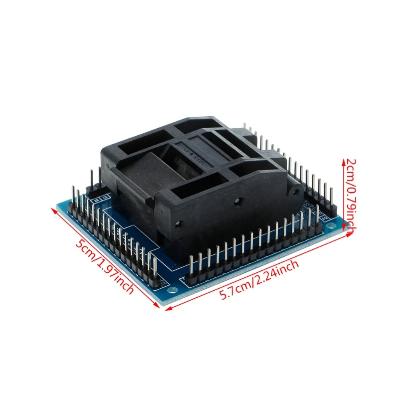 

2021 New Test Socket Programming Adapter Conversion Block For 0.5m QFP64 TQFP64 LQFP64 IC