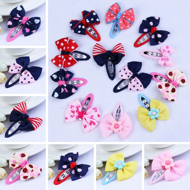 

New 1Pc Colorful Bow Hairpins Hair Barrettes Children Accessories Cute Baby Girls Headwear Hair Clip Hair Accessories