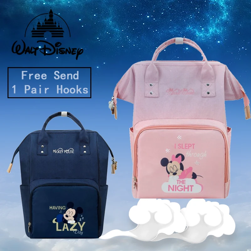 Сумки для подгузников Disney водонепроницаемый рюкзак мам сумка детских дорожная 1