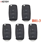 Пульт дистанционного управления B-Series, 5 шт.лот, оригинальный универсальный, 3 кнопки, Автомобильный ключ B01-3 B5, стиль для KD-X2 KD900, URG200, MINIKD
