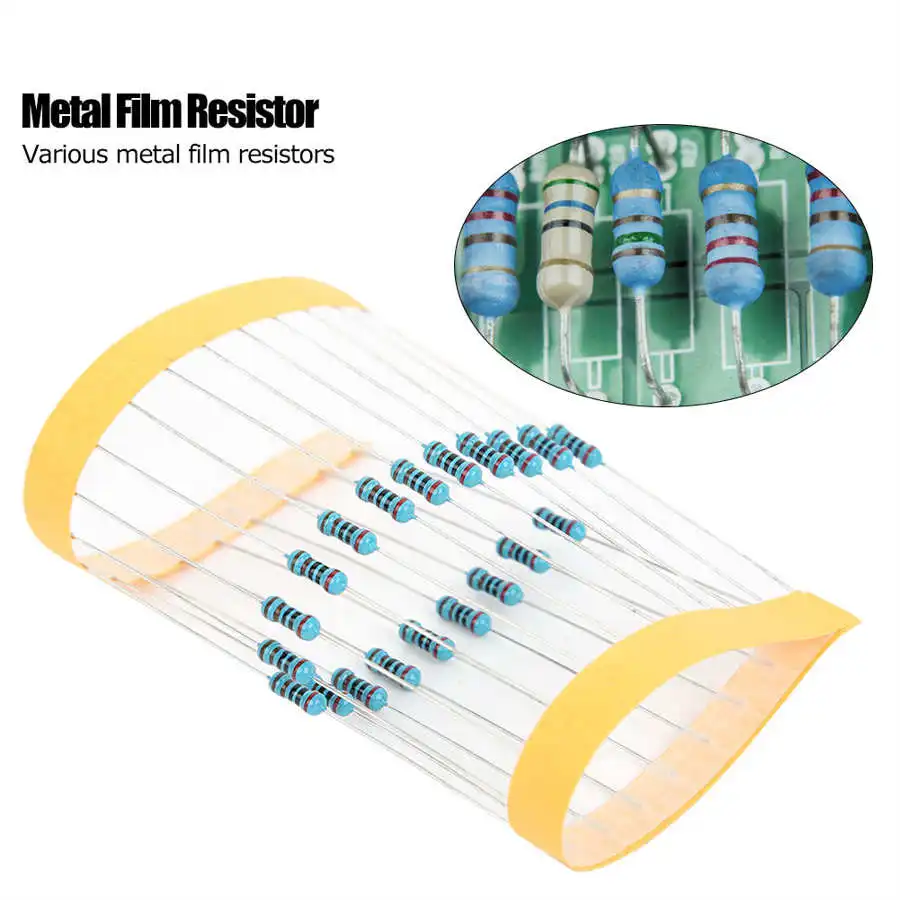 2600 шт металлическая пленка сопротивление набор резисторов части электронных