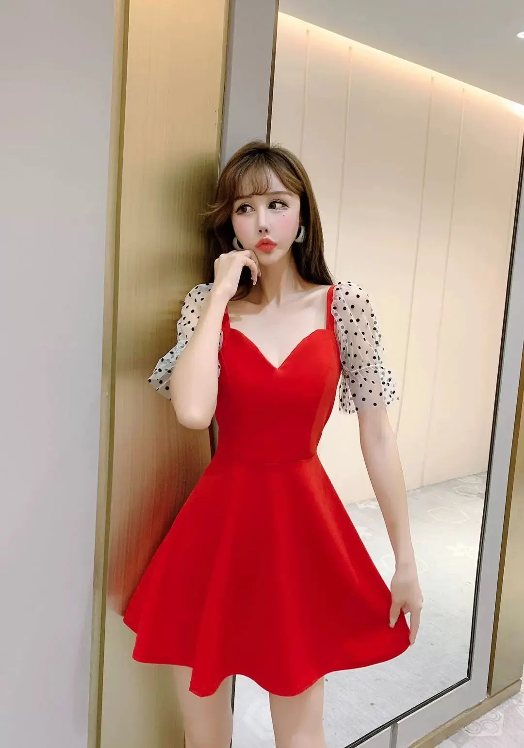 

Hepburn Little Fairy Immortal 2020 New Style Summer Adult Lady like Woman Wind Black Dress Sexy Inspirational