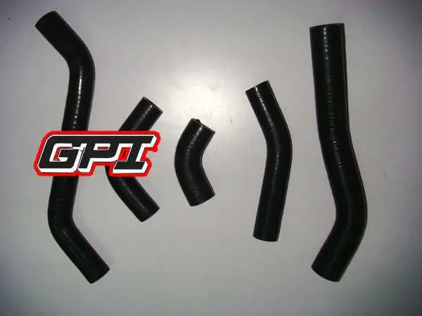 Черный для KAWASAKI KXF450 KXF 450 2006 2007 2008 06 07 08 Байк мотокросс силиконовый шланг радиатора
