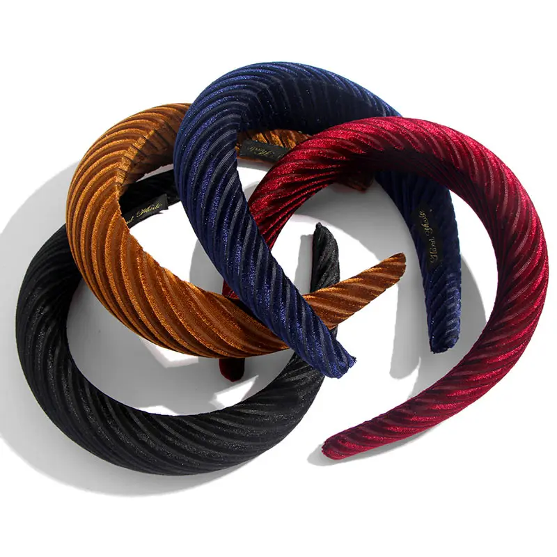 JJFOUCS 2019 толстые бархатные женские повязки на голову аксессуары для волос повязка