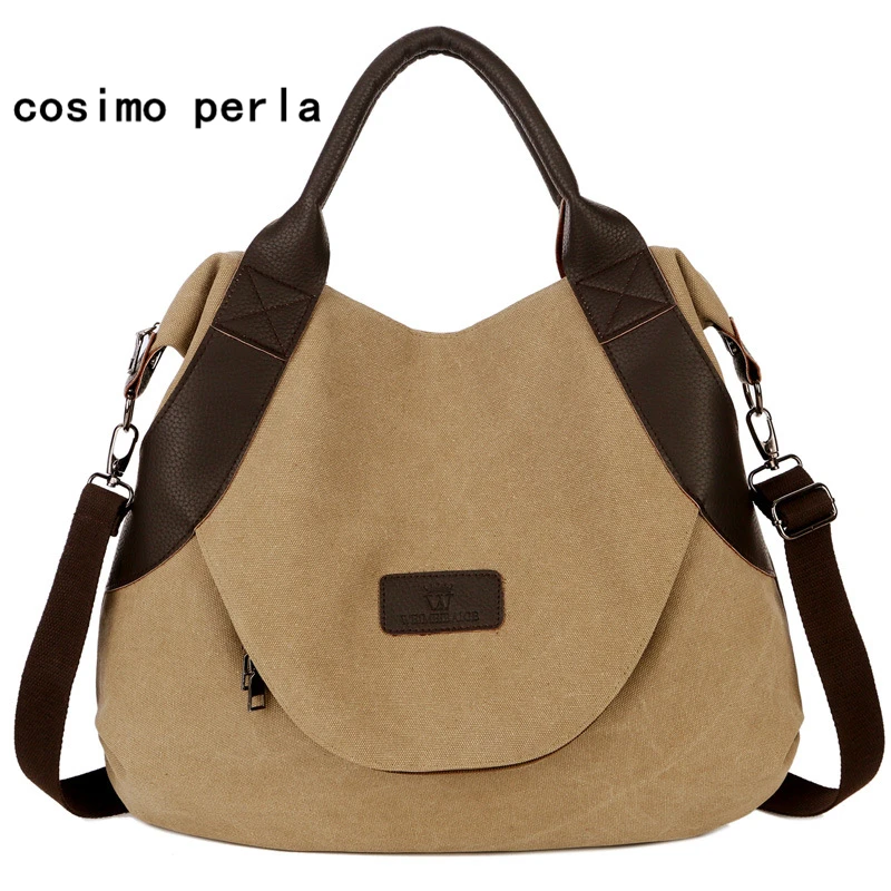 Большая Повседневная Холщовая Сумка почтальона для женщин 2021 большая Личная