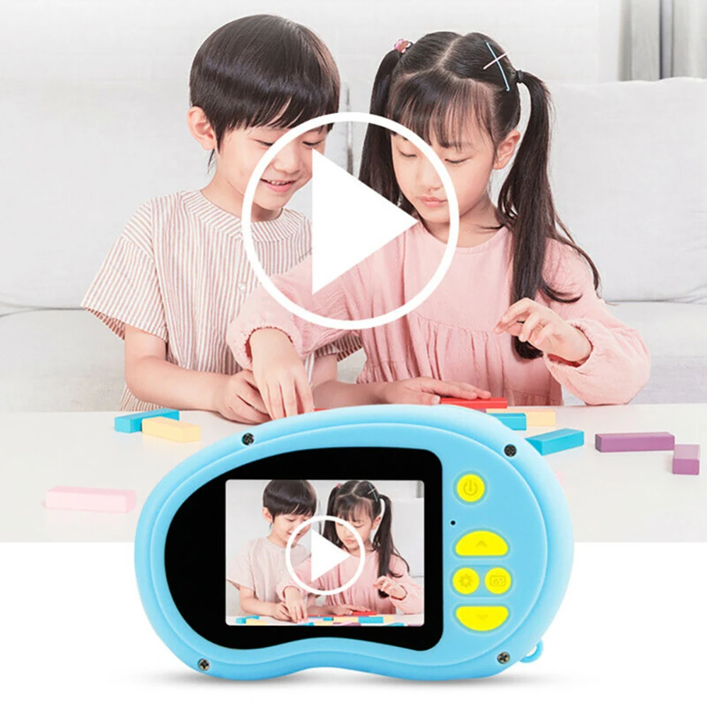 Children Camera Cute Mini Digital Photo 1080P 2.0 Inch HD Screen Small Toy Camcorder Videocamera Micro Cam Best Gift | Электроника