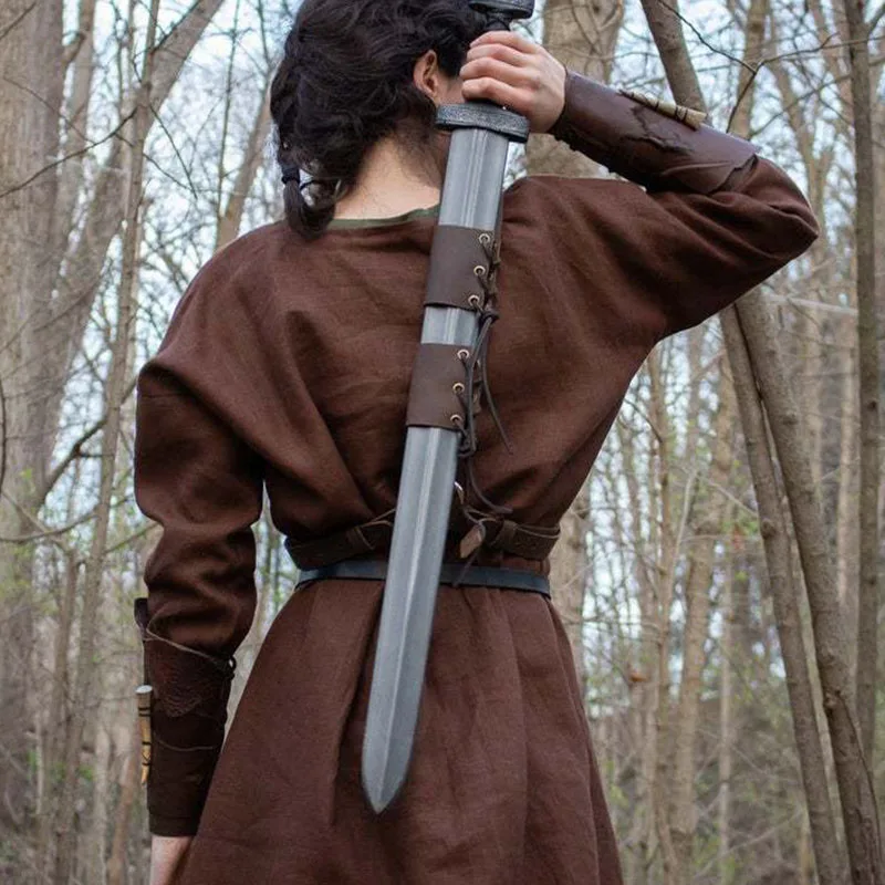 Взрослый винтажный средневековый рыцарь викингов воин косплей костюм для мужчин