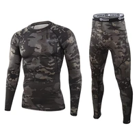 esdy men winter quick dry underwear long johns military tactical long johns sport underwear outdoor hiking uniforms t shirts