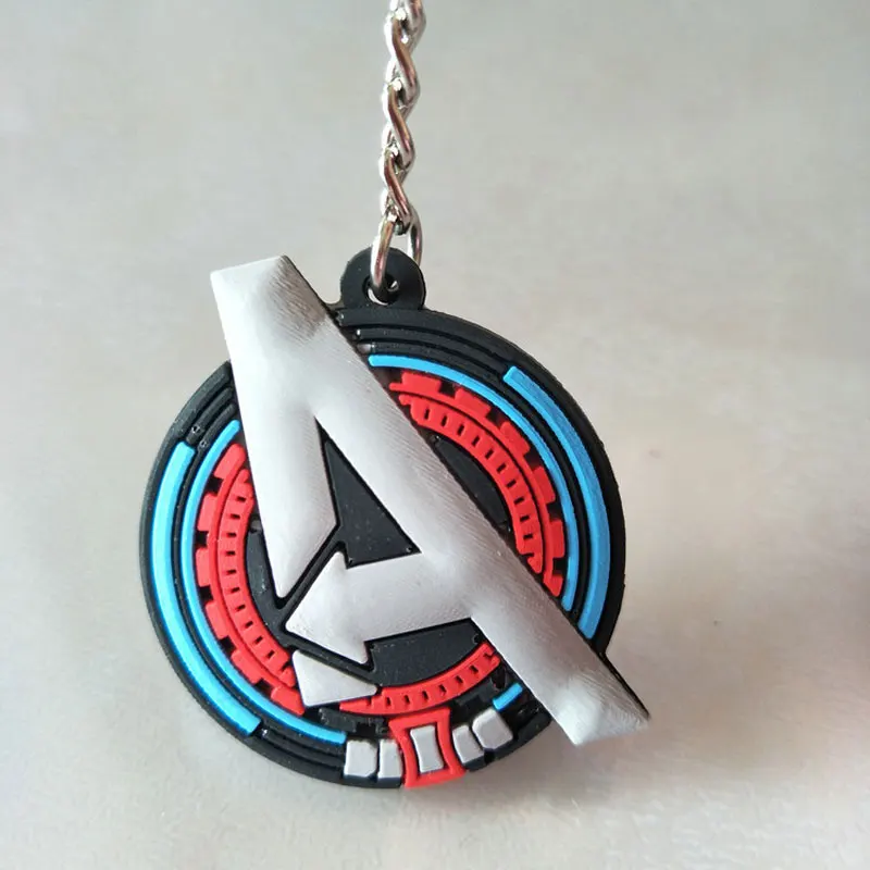 Продажа экологичный ПВХ мягкий клей брелок чудо двойной нож Дэдпул аниме