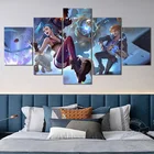 Картина на холсте LOL Jinx Ezreal Blitzcrank Caitlyn Vi, домашний декор, настенное искусство, картина из игры Лига Легенд, постер на стену, подарок