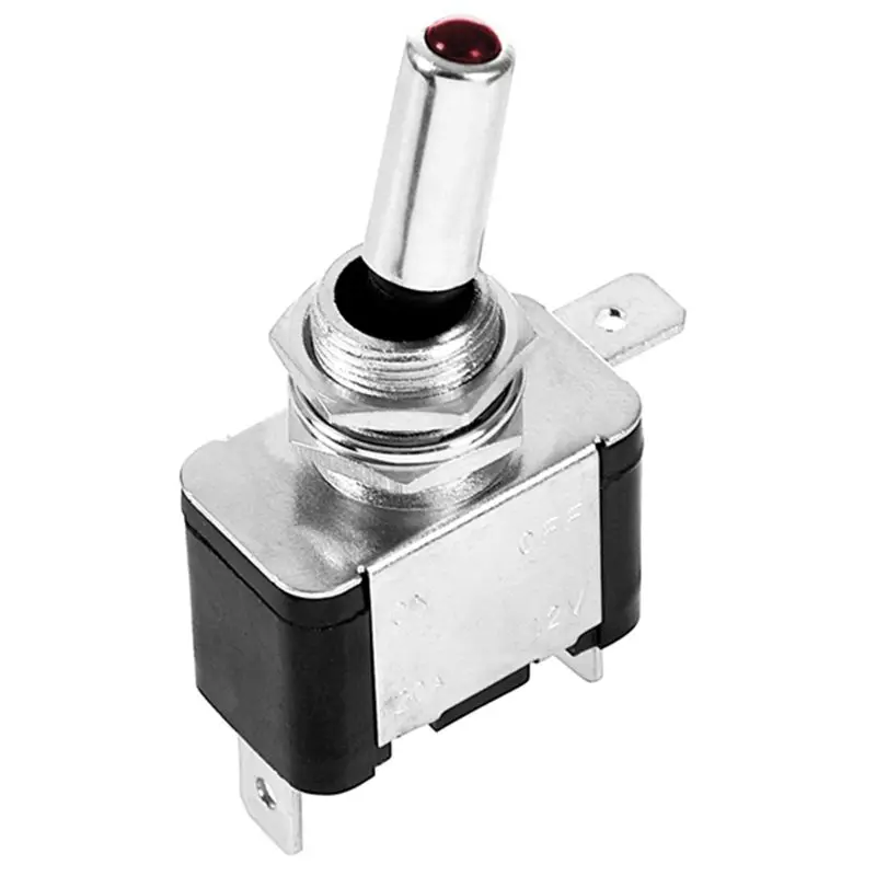 1pcs 6 LED Side Marker Light Indicator Lamp Strip 12V Orange &amp 1PCS Car Toggle Switch Control ON/OFF 20A |