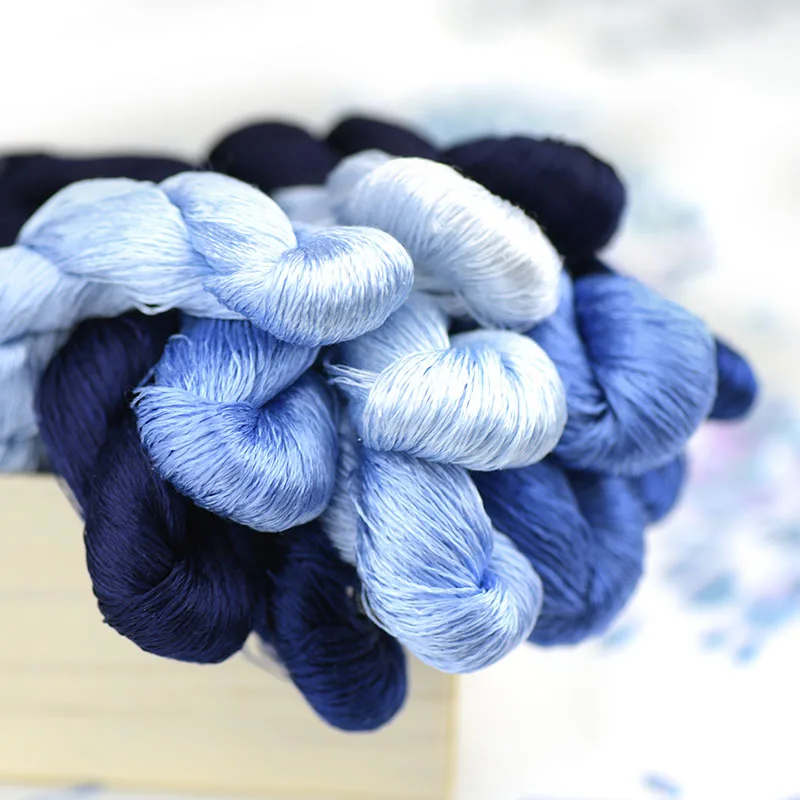 1 Цвет 400 м Вышивка Сучжоу 100% натуральный шелк вышитая нить сделай сам специальная