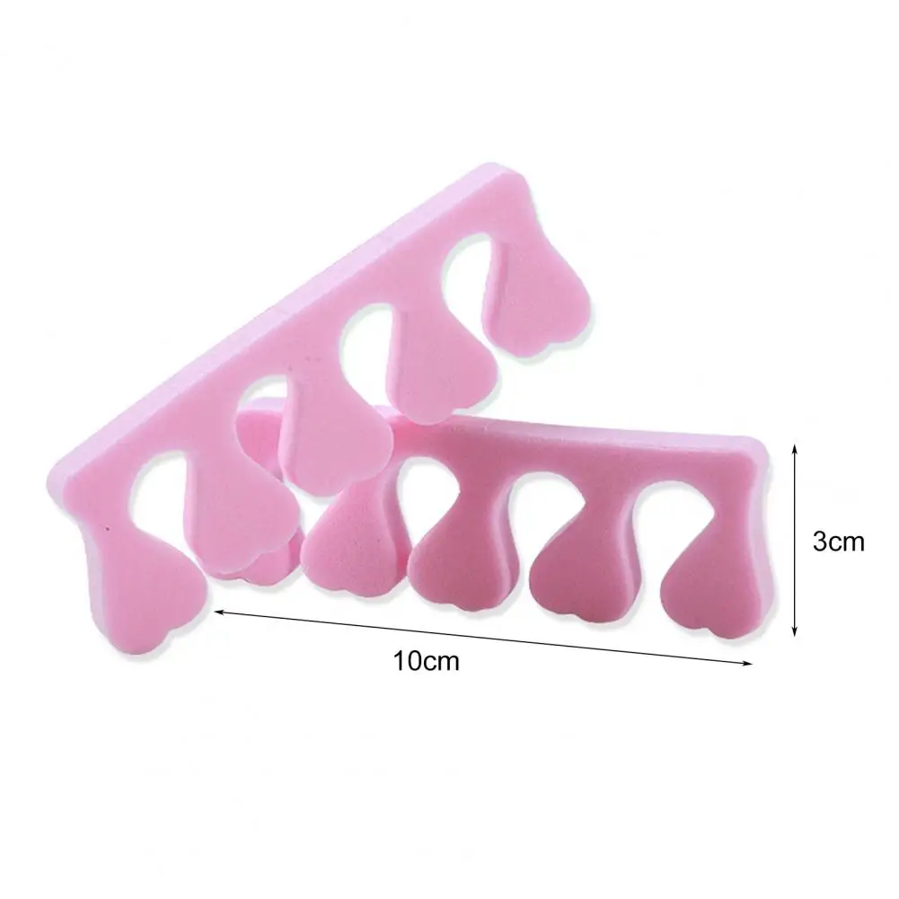 

Pedicure Toe Separators Bulk Nail Art Finger Separators Soft Foam Toe Stretcher For Toes Finger Relaxing Holding Nail Art Tools