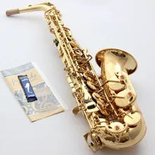 Музыкальный Fancier, клубный саксофон, альт-Конн, Профессиональный альт-саксофон, саксофон, золотой лак, чехол с мундштуком, тростник для шеи