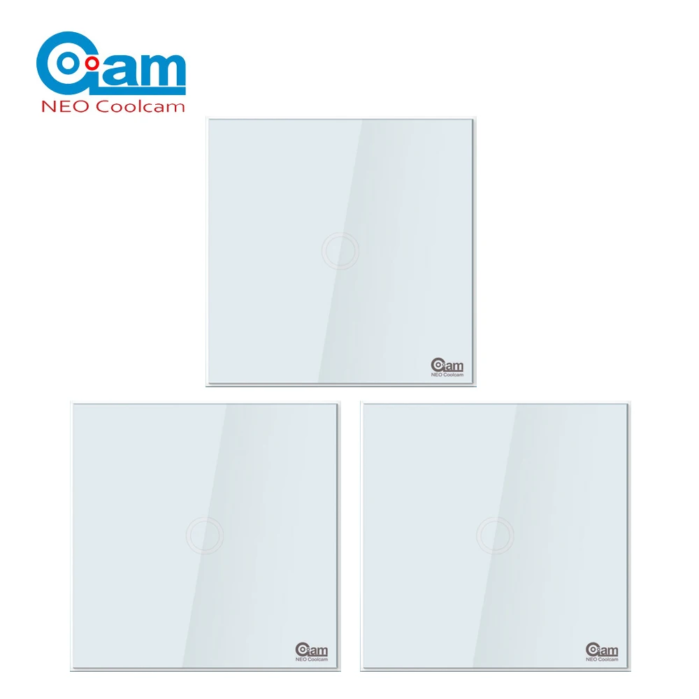 3 шт. настенный светильник COOLCAM NAS SC01Z Z wave Plus переключатель 2CH / 1CH домашняя