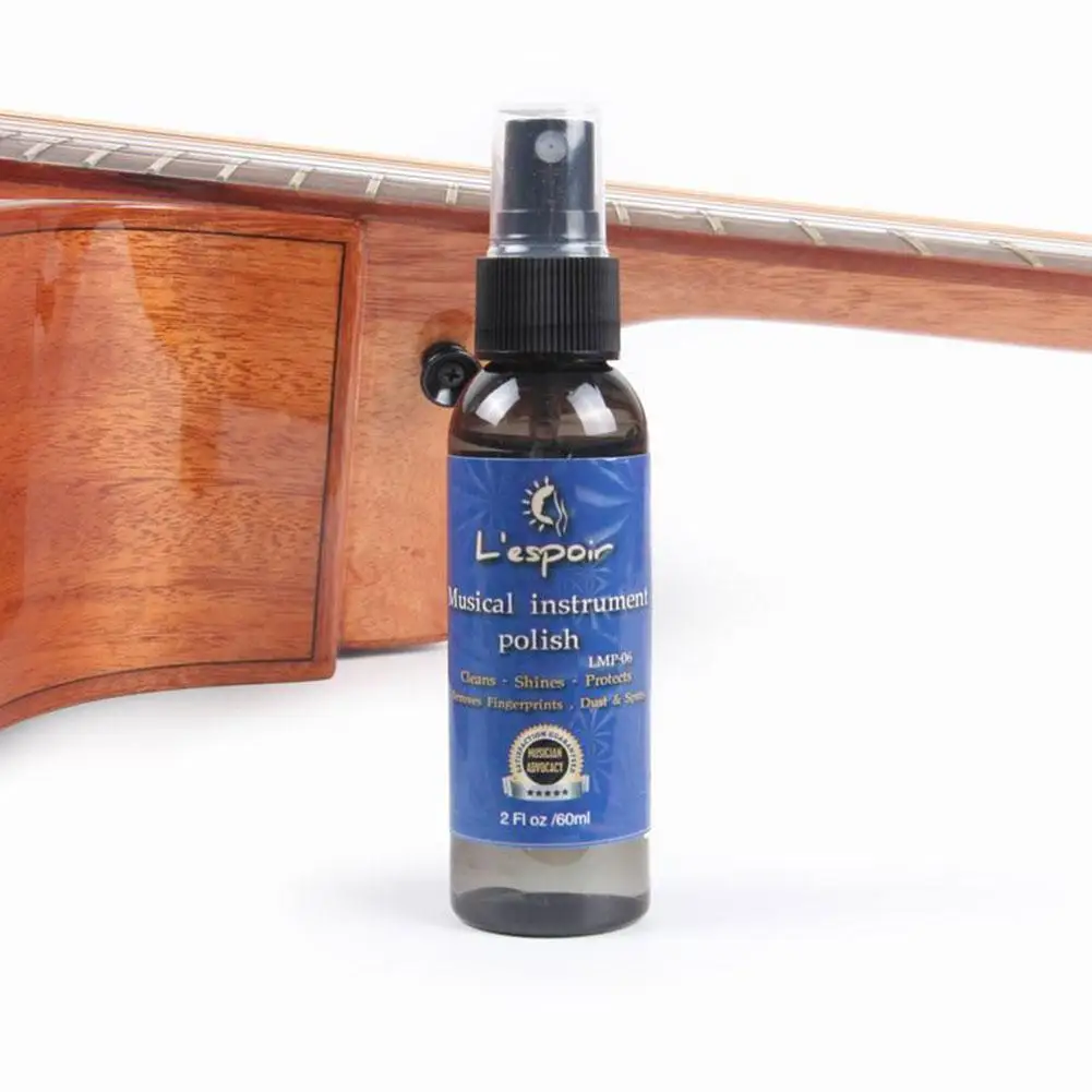 

60ML Guitar Fingerboard Nursing Oil Fretboard Lemon Oil + Cleaning Cloth Set Universal Guitar Ukulele Bass Care Tool Accessories