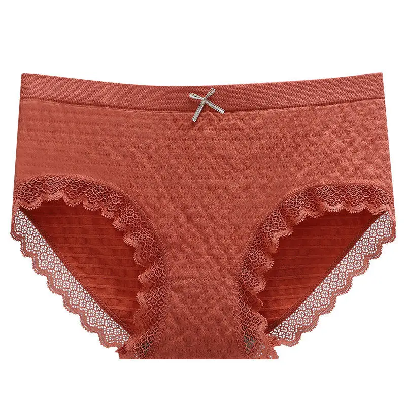 

4PCS Sexy Lingerie Women's Underwear Soft Intimates Underpants Female Panty Solid Seamless Panties Ladies Briefs Lingerie Q4064