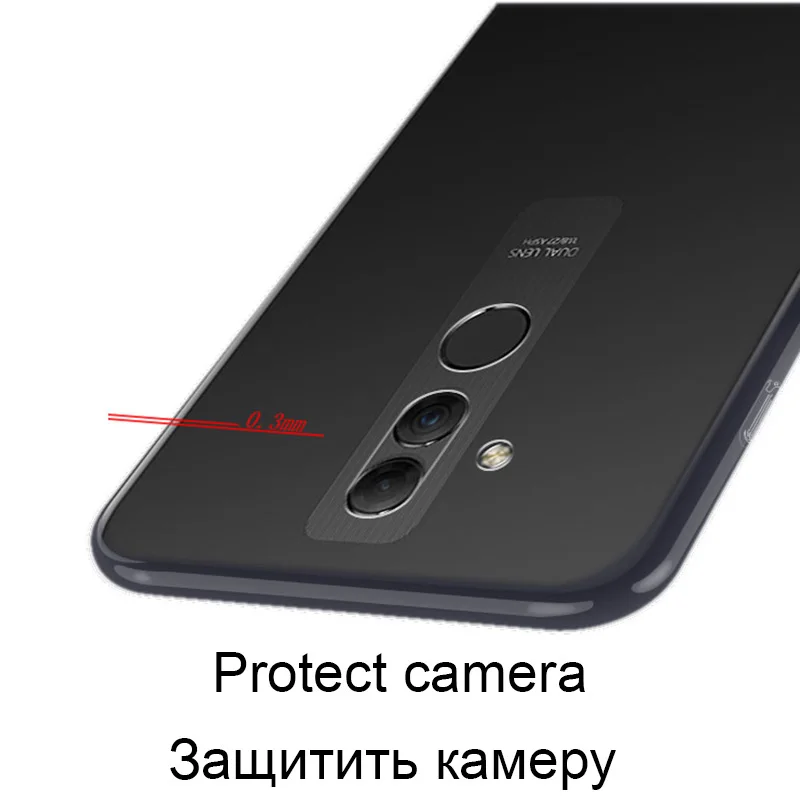 Мягкий прозрачный чехол для Huawei P20 Lite P30 Honor Mate 10 20 30 Pro X View V30 p20lite 2019 мобильный