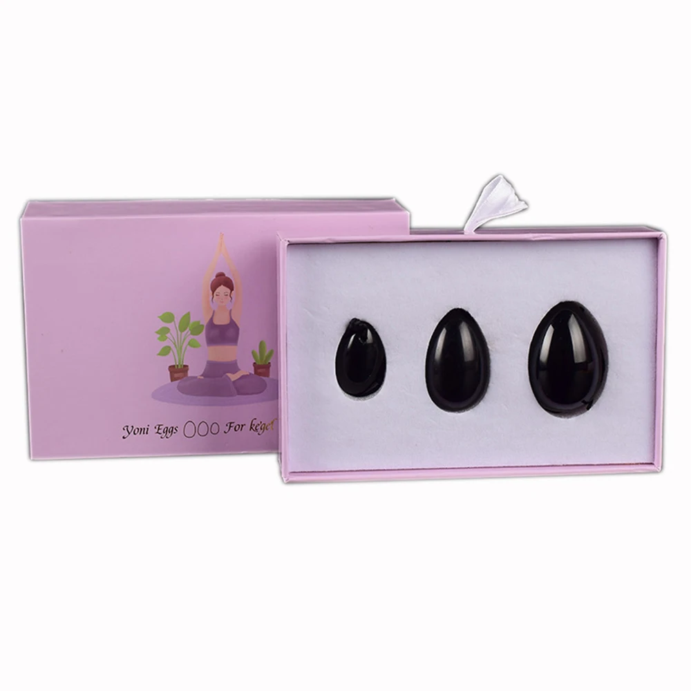 

DropShipping Natural Jade Yoni Egg Vaginal Muscles Tightening Jade Eggs Kegel Exerciser Ben Wa Ball Women Hygiene Products